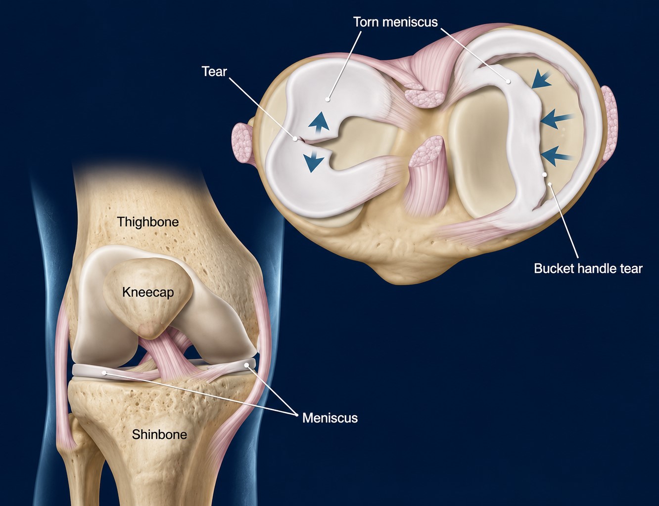 Menisküs yırtığı anatomisi