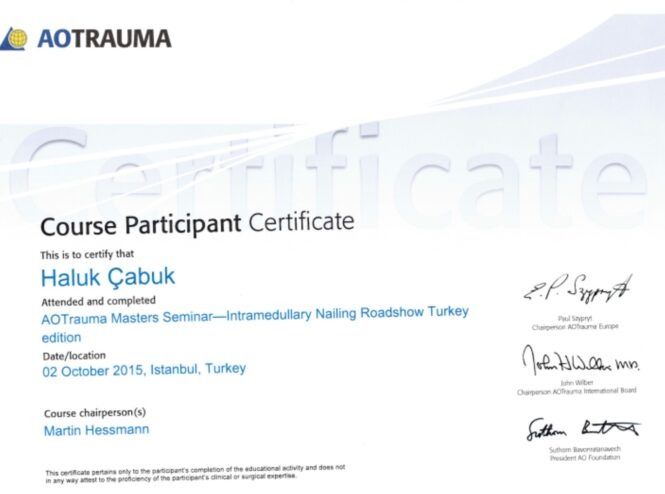 Aotrauma-masters-seminar-certificate