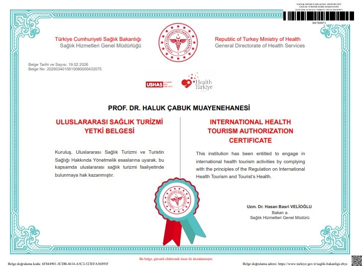 International Health Tourism Authorization Certificate